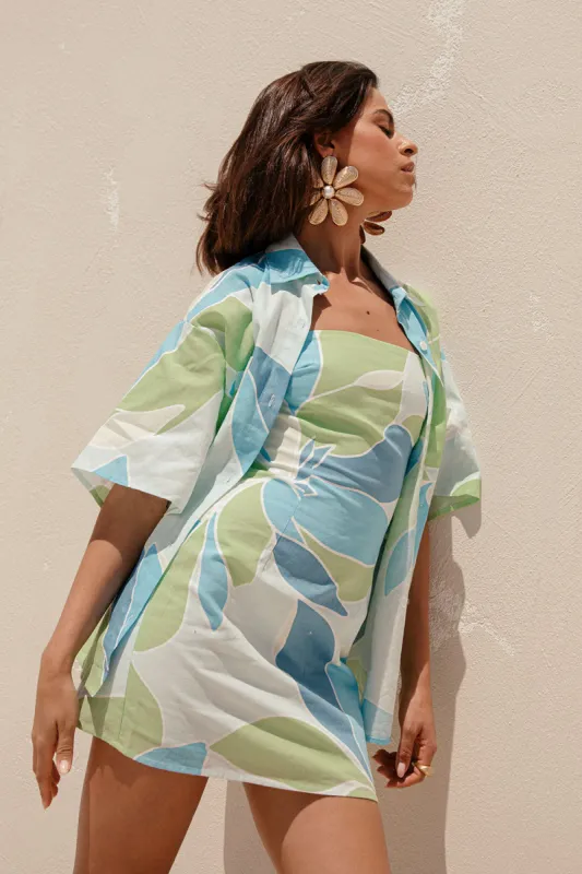 SAMPLE-Amira Top - Magnolia Blue sold by Sabo Skirt