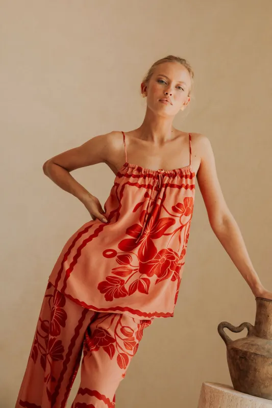 SAMPLE-Alani Top - Fiore Postcards sold by Sabo Skirt