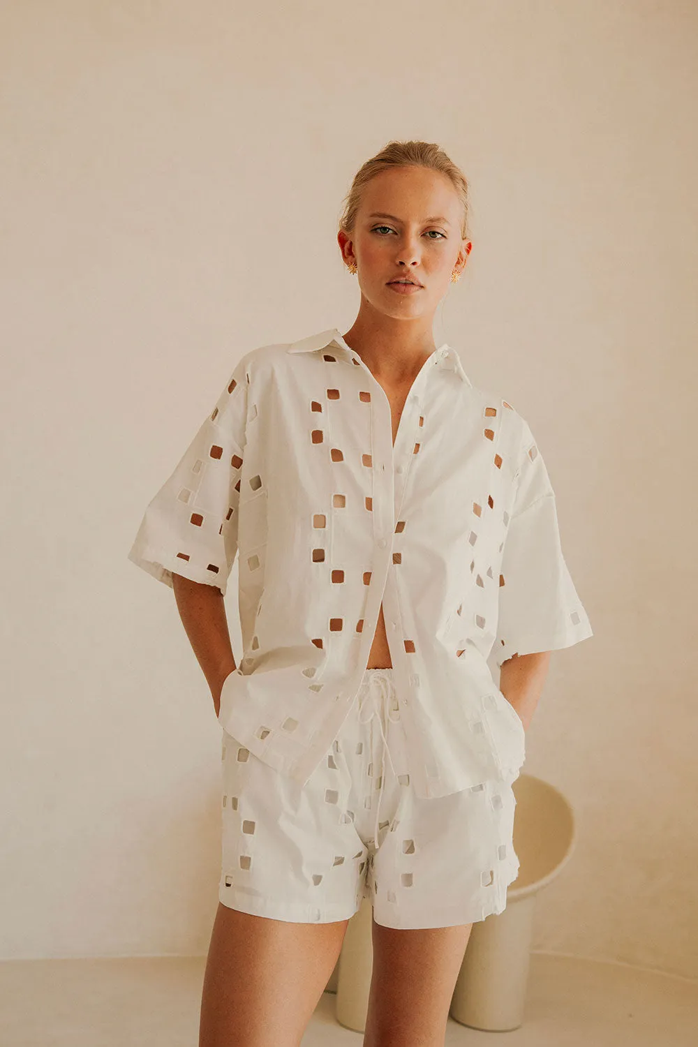 SAMPLE-Ellakai Top - Cutwork sold by Sabo Skirt product image thumbnail 3