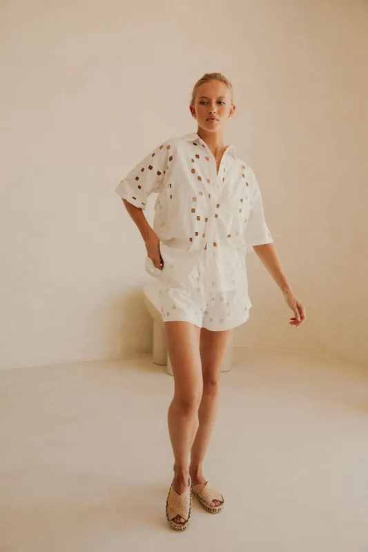 SAMPLE-Ellakai Top - Cutwork sold by Sabo Skirt