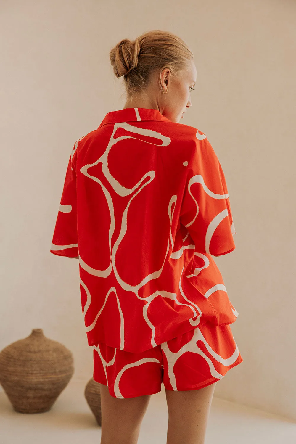 SAMPLE-Seona Top - Evoke Red sold by Sabo Skirt product image thumbnail 5