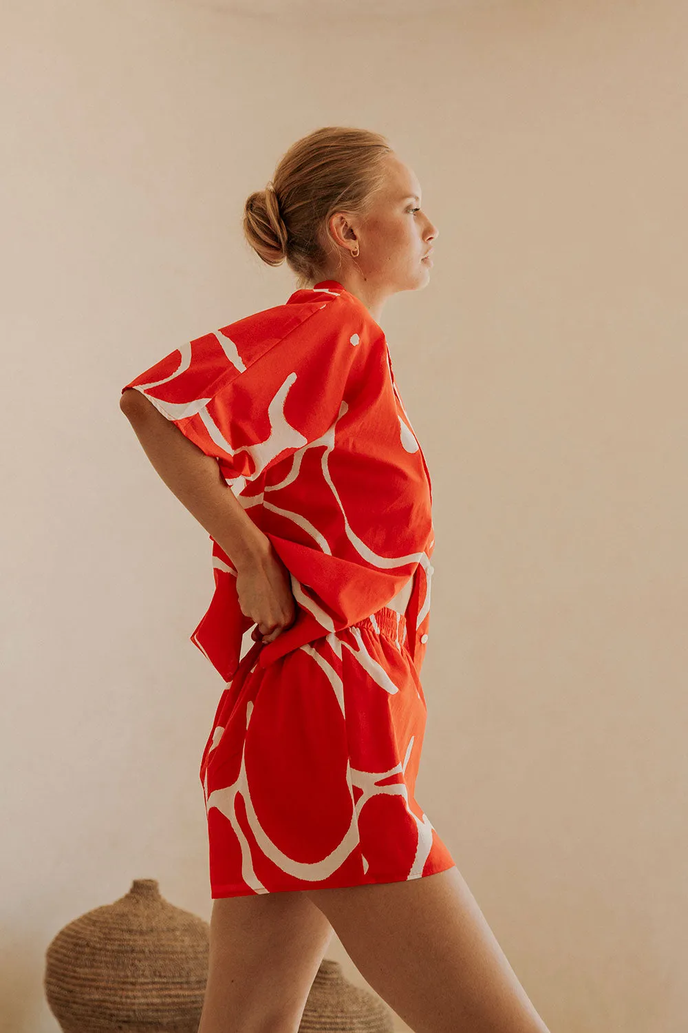 SAMPLE-Seona Top - Evoke Red sold by Sabo Skirt product image thumbnail 4