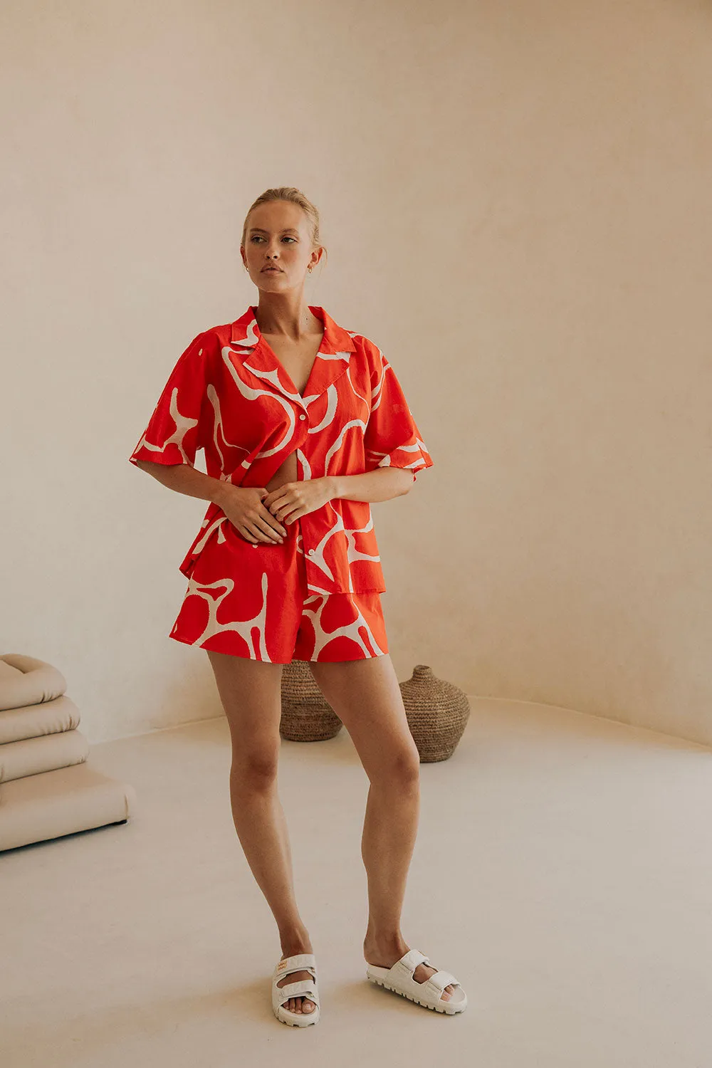 SAMPLE-Seona Top - Evoke Red sold by Sabo Skirt product image thumbnail 2