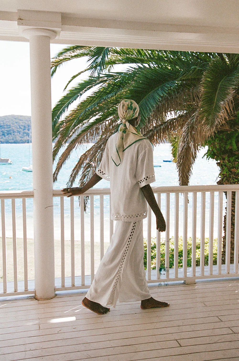 SAMPLE-Alyssia Pants - White sold by Sabo Skirt product image thumbnail 2