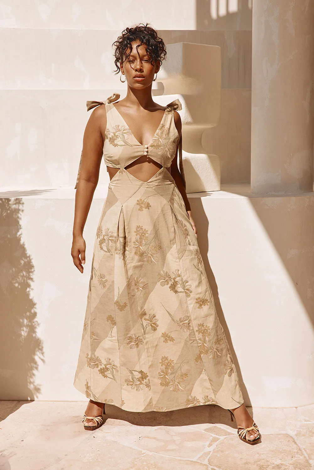 Maivie Dress - Tawny Bloom sold by Sabo Skirt product image thumbnail 2