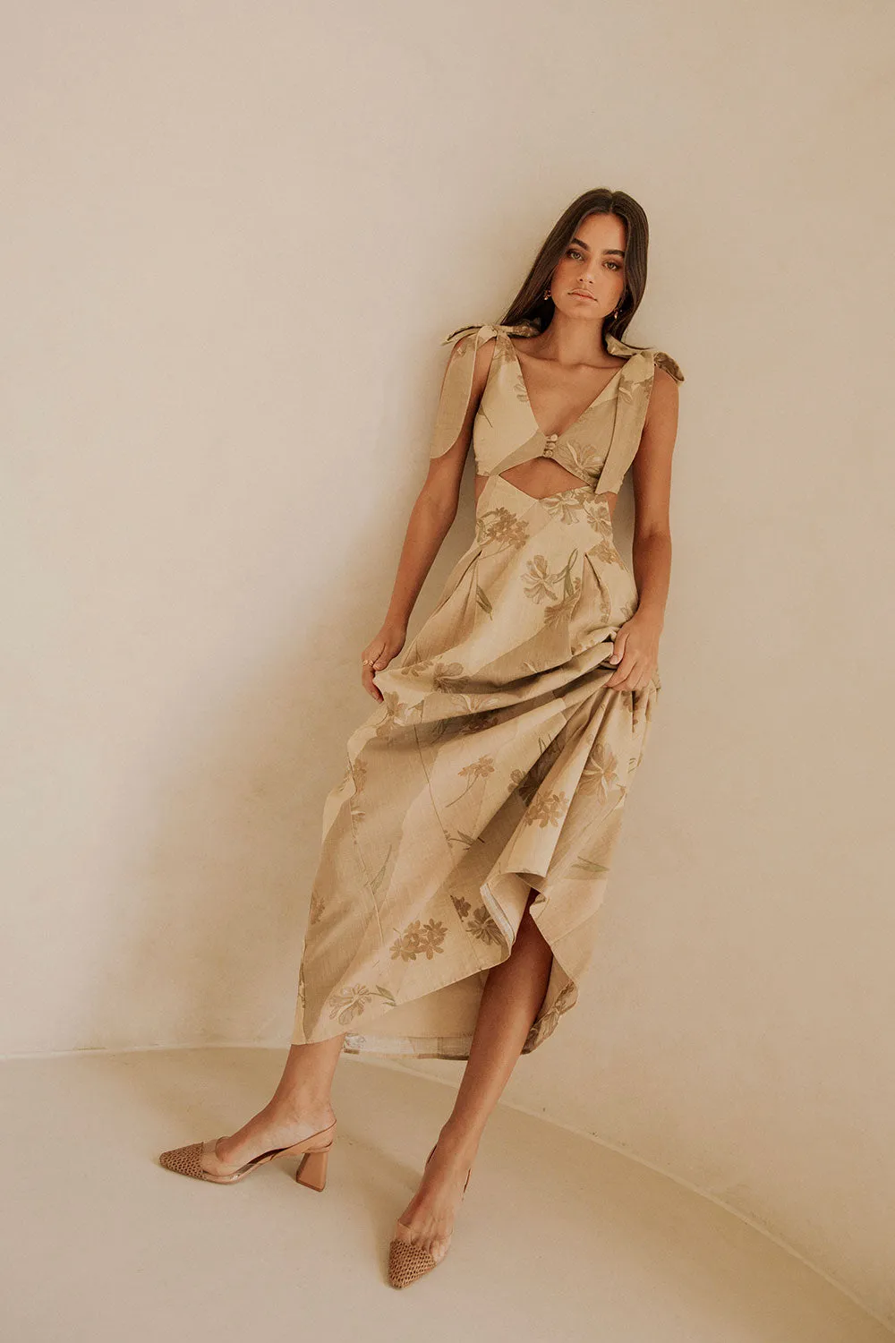 Maivie Dress - Tawny Bloom sold by Sabo Skirt product image thumbnail 3