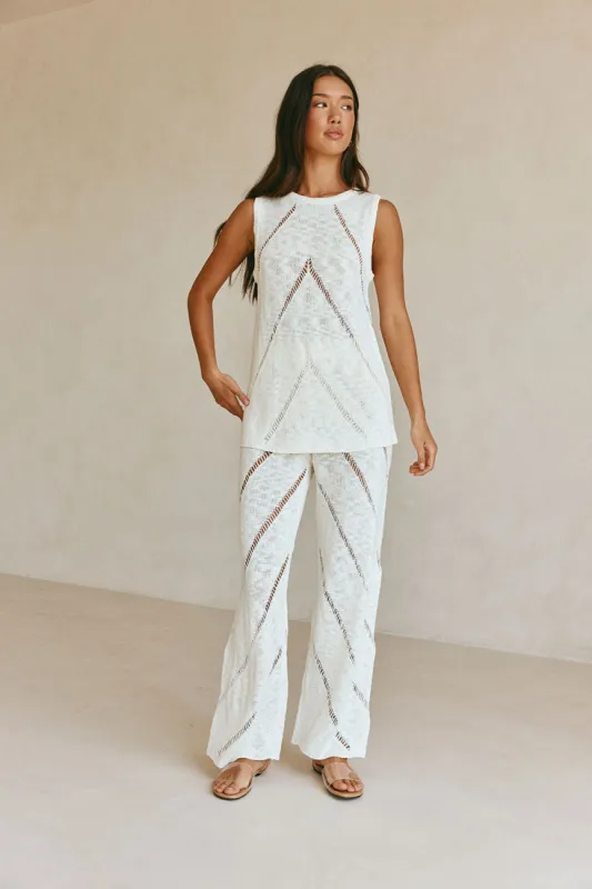 SAMPLE-Josiah Top - Cream sold by Sabo Skirt