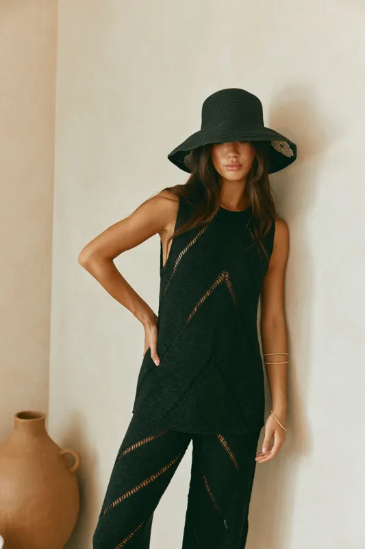 SAMPLE-Josiah Top - Black sold by Sabo Skirt