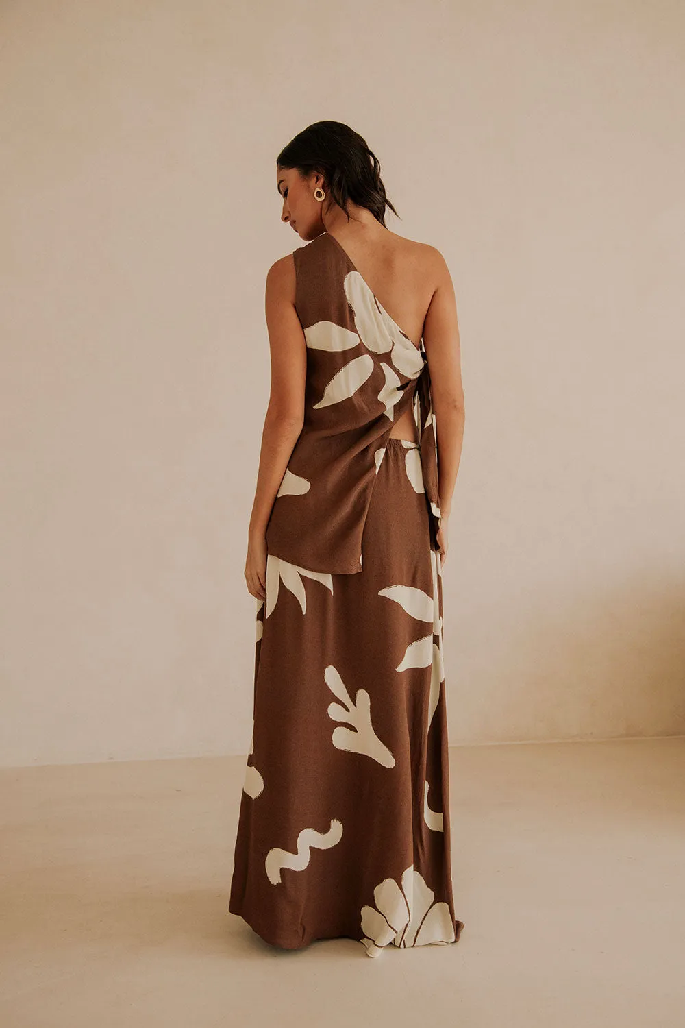 SAMPLE-Lessi Dress - Galene Brown sold by Sabo Skirt product image thumbnail 2