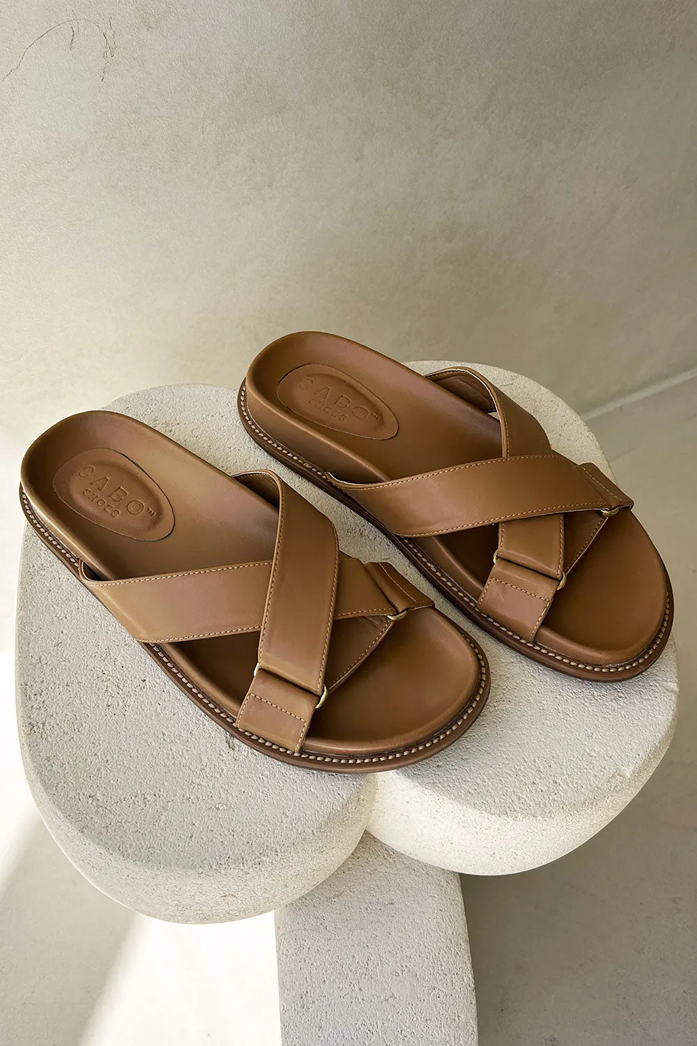 Scarlett Sandals - Tan sold by Sabo Skirt product image thumbnail 2
