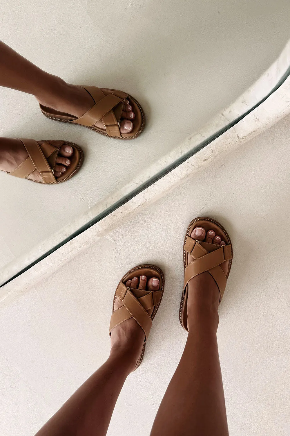 Scarlett Sandals - Tan sold by Sabo Skirt product image thumbnail 3