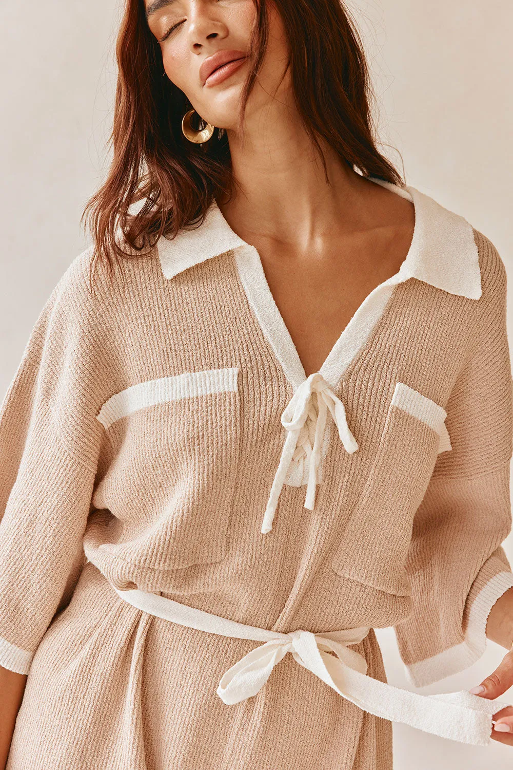 Sammi Playsuit - Tan sold by Sabo Skirt product image thumbnail 2