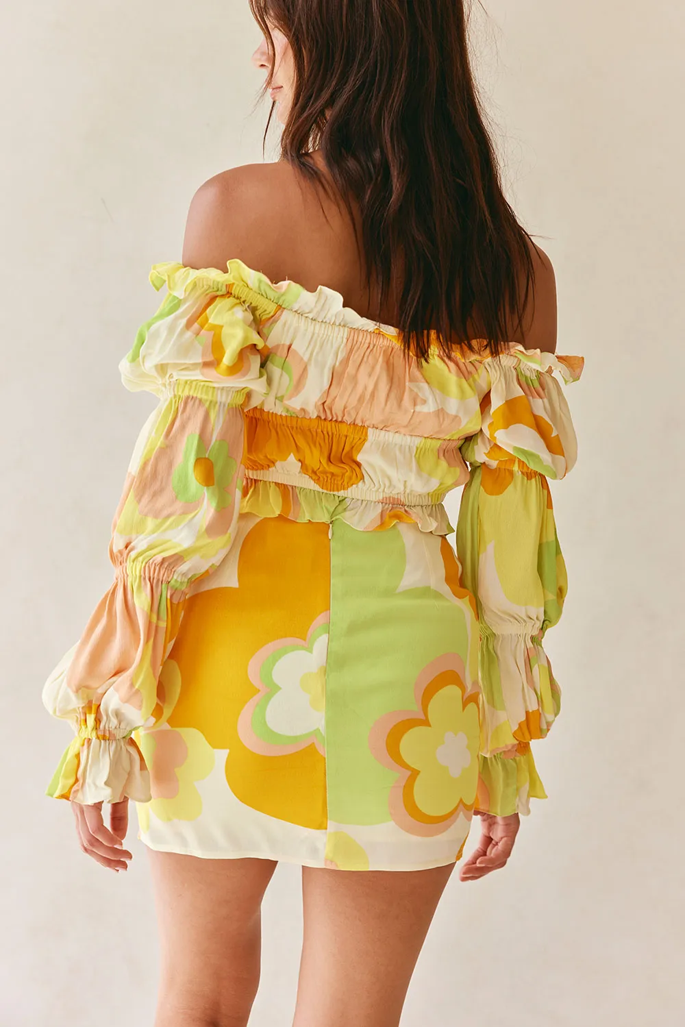 Blaire Top - Retro Bloom sold by Sabo Skirt product image thumbnail 5