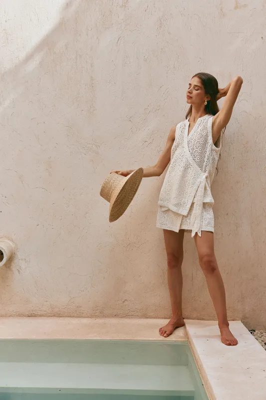 SAMPLE-Alina Top sold by Sabo Skirt