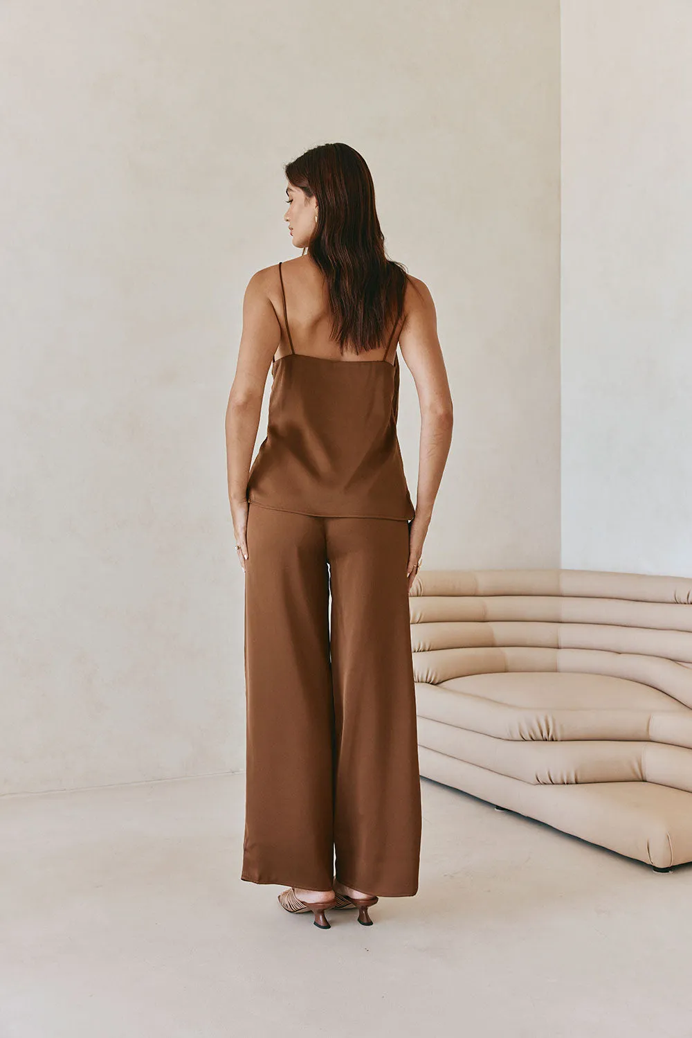 Zarah Top - Chocolate sold by Sabo Skirt product image thumbnail 5
