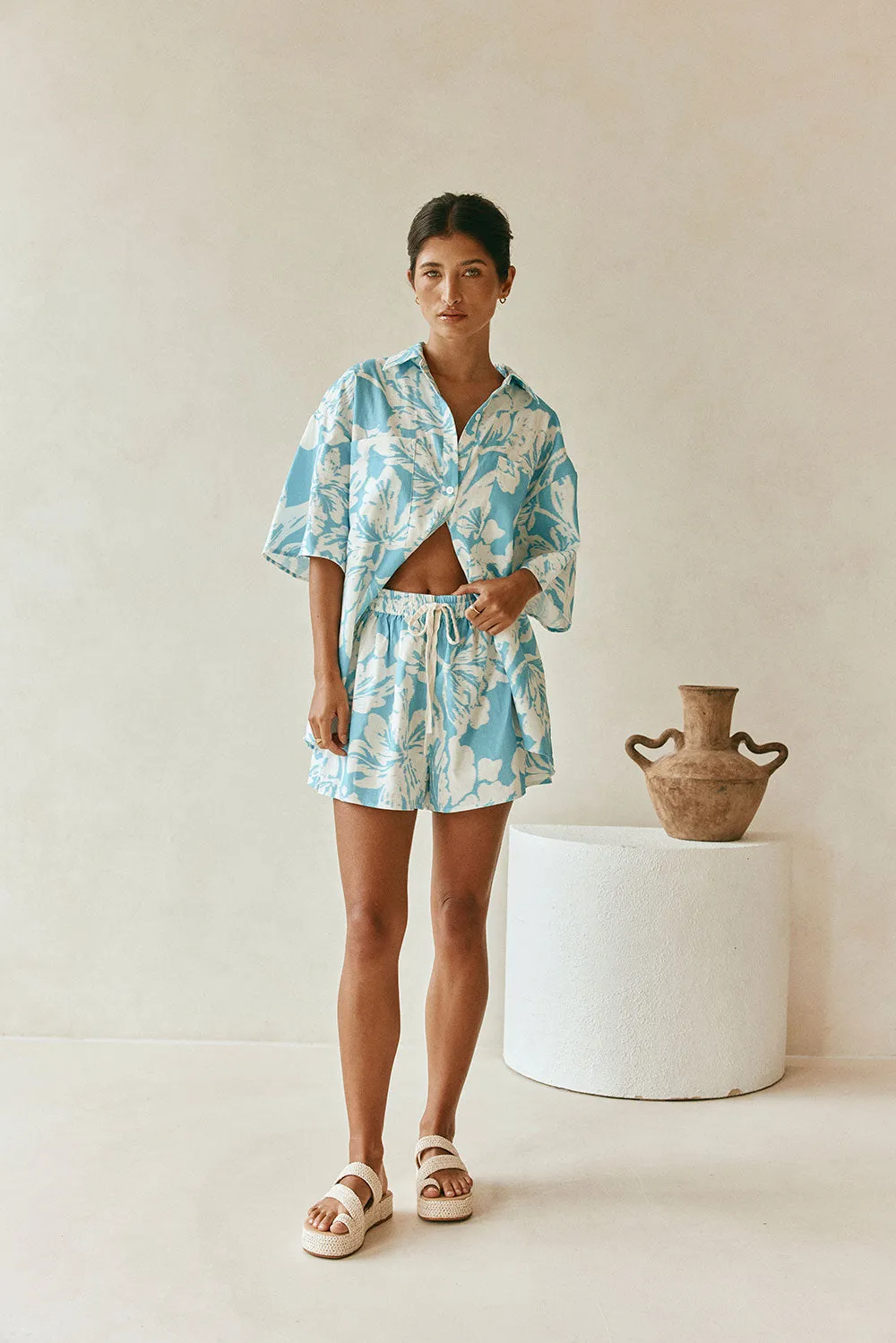 Tahlee Shorts - Sol Floral sold by Sabo Skirt