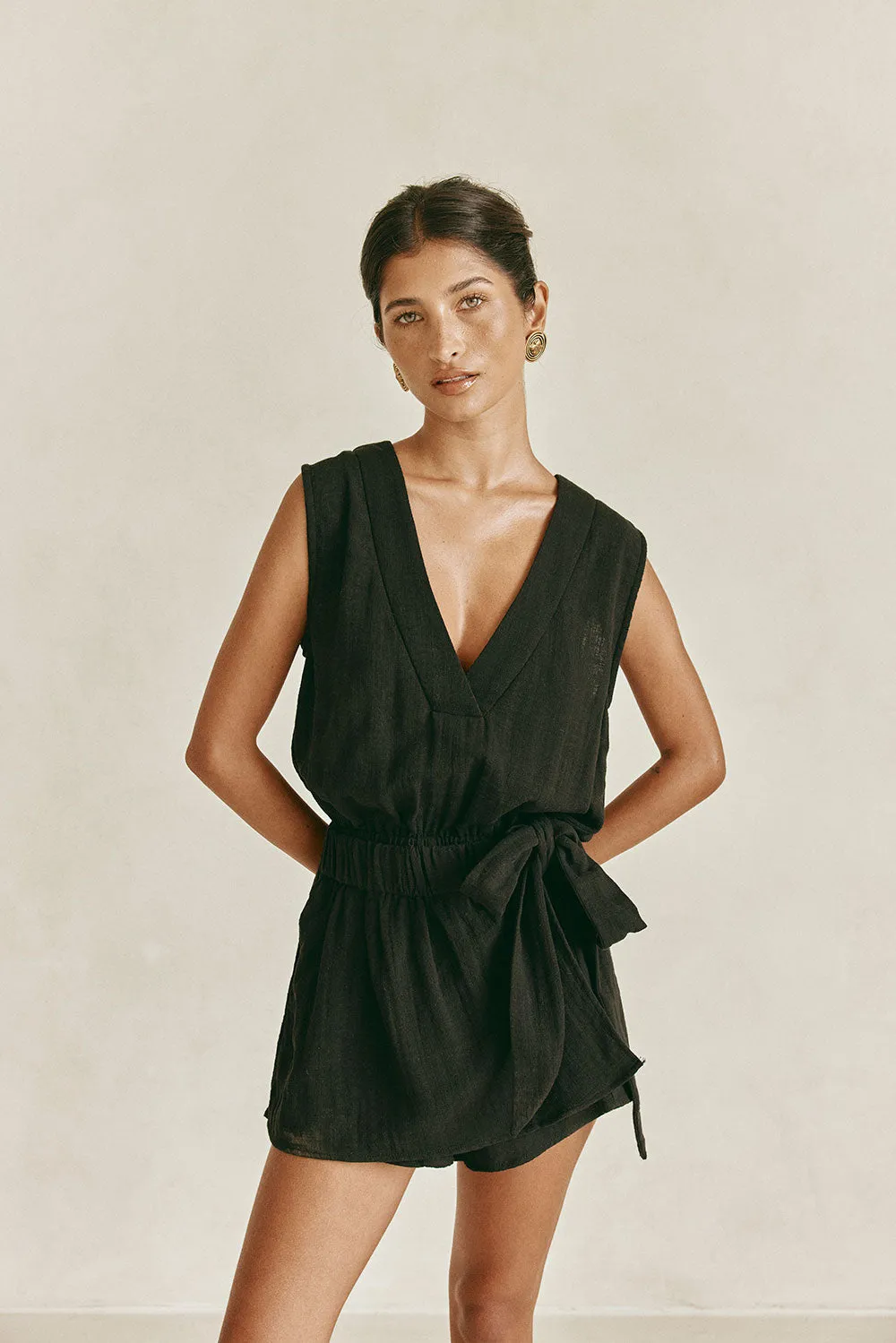 Sandy Playsuit - Black sold by Sabo Skirt product image thumbnail 2