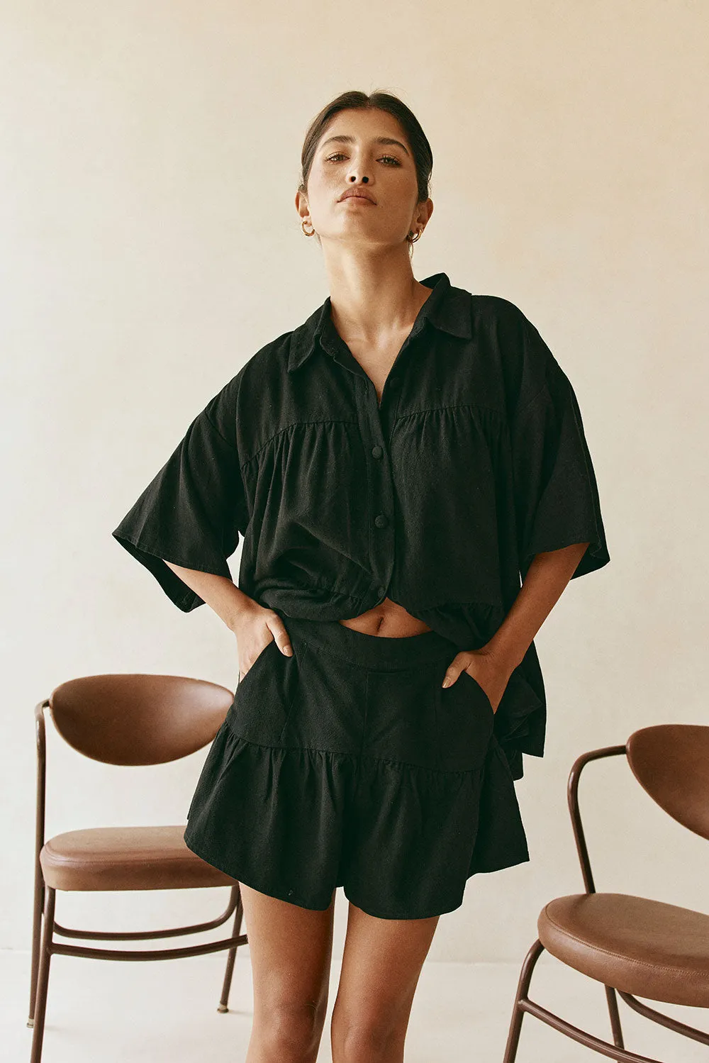 Luna Top - Black sold by Sabo Skirt product image thumbnail 4