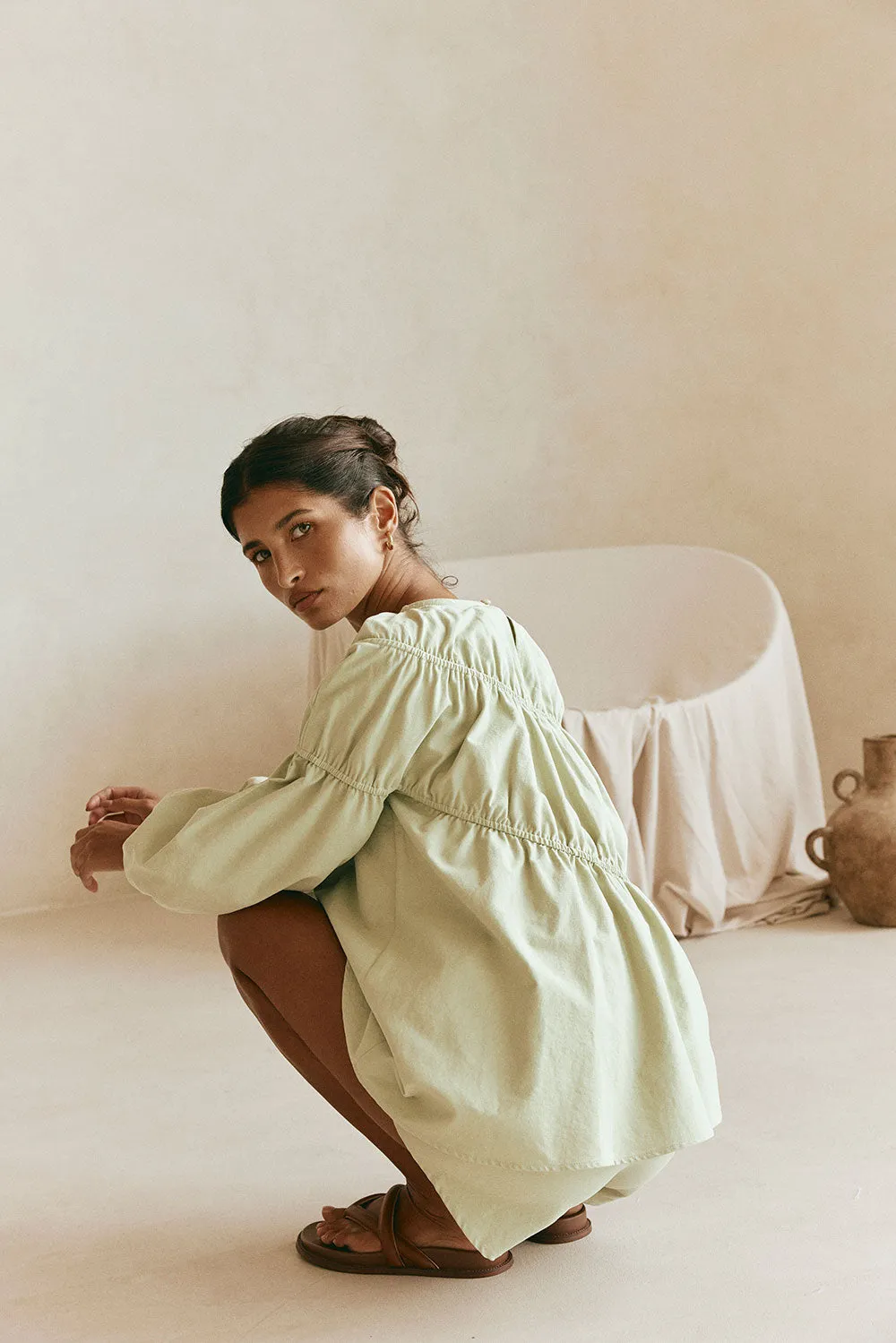 Akel Shorts - Mint sold by Sabo Skirt product image thumbnail 4