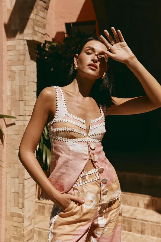 Ragazza Top - Tramonto sold by Sabo Skirt