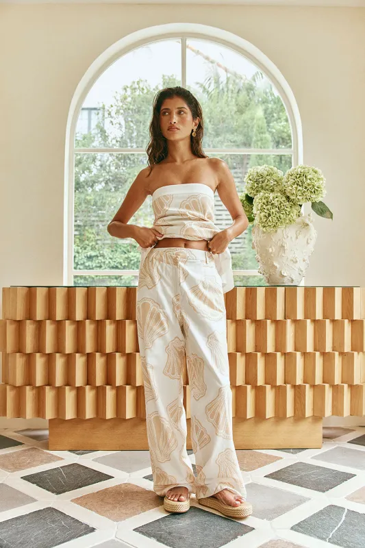 Bahari Pants - Coastal Shell sold by Sabo Skirt