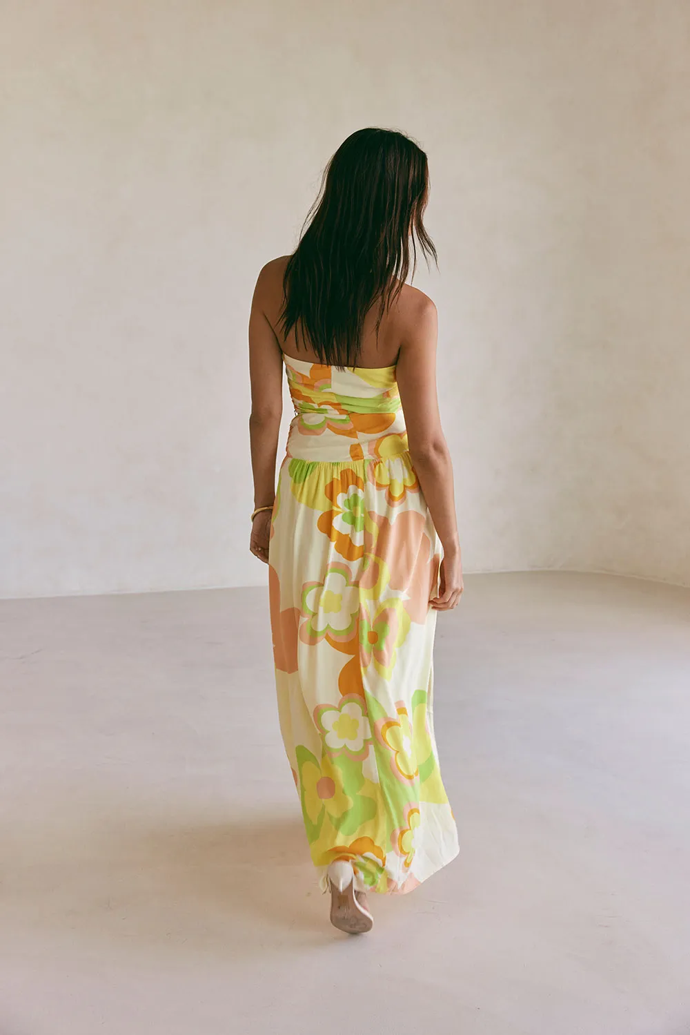 SAMPLE-Jorah Maxi Dress - Retro Bloom sold by Sabo Skirt product image thumbnail 5