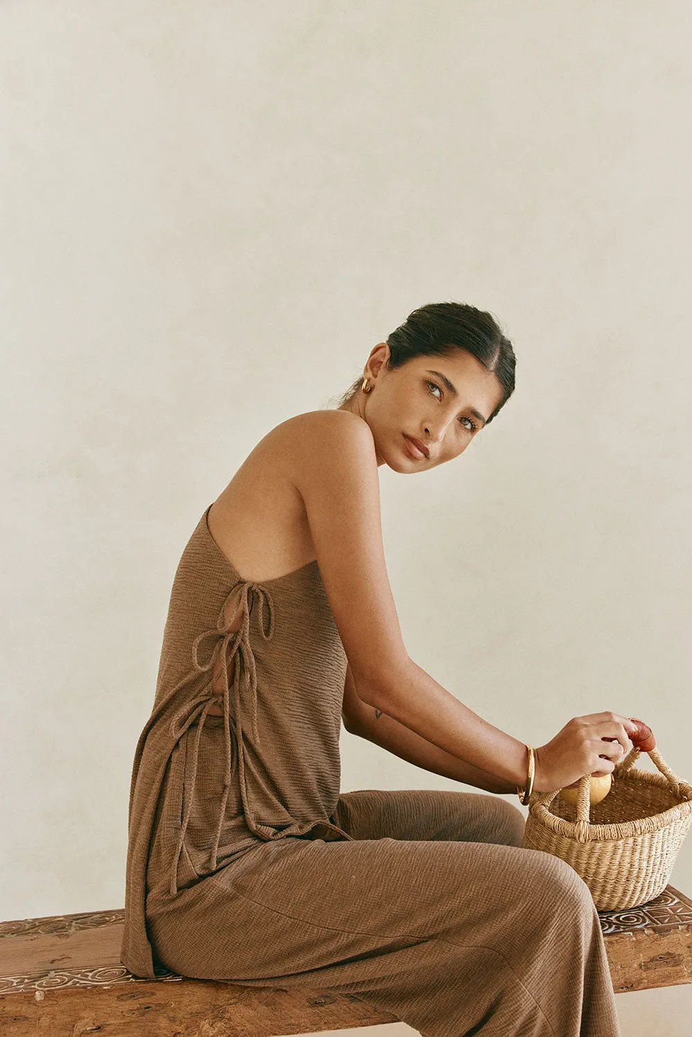 Zen Top - Chocolate sold by Sabo Skirt product image thumbnail 4