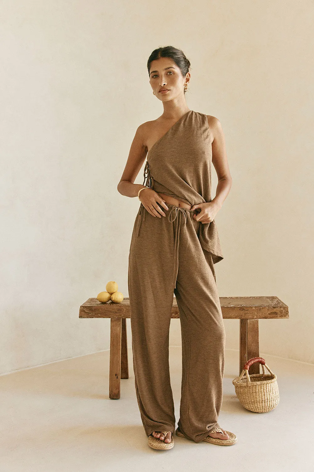 Zen Pants - Chocolate sold by Sabo Skirt