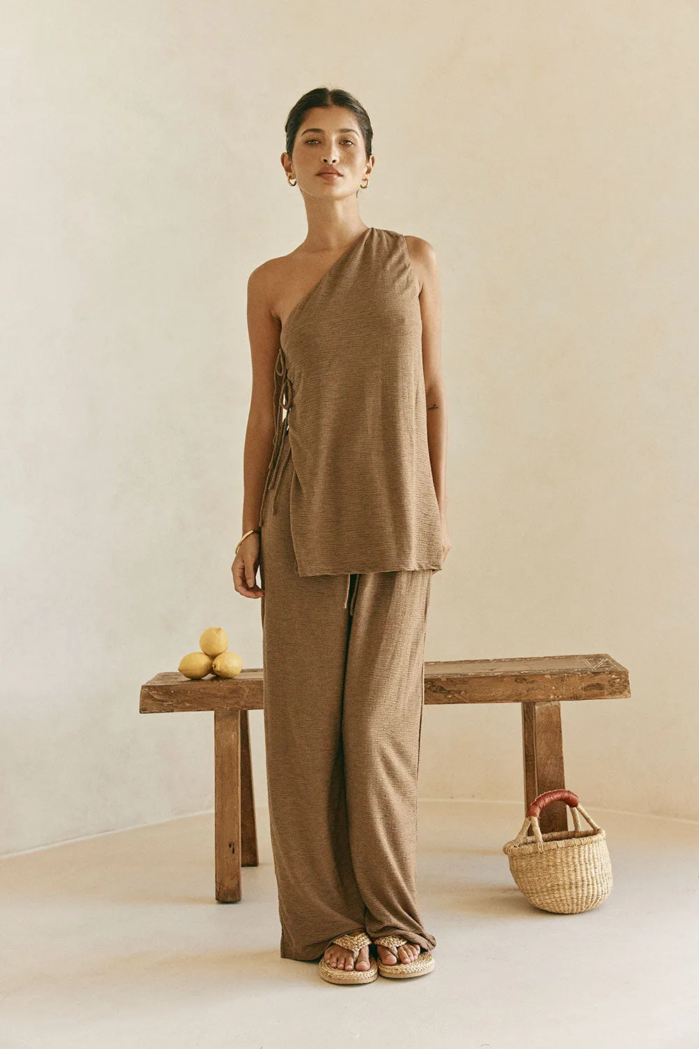 Zen Pants - Chocolate sold by Sabo Skirt product image thumbnail 3