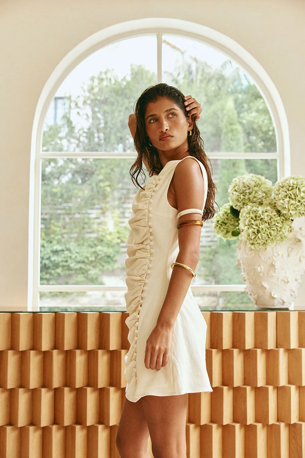 Alchemy Dress - Cream sold by Sabo Skirt product image thumbnail 3