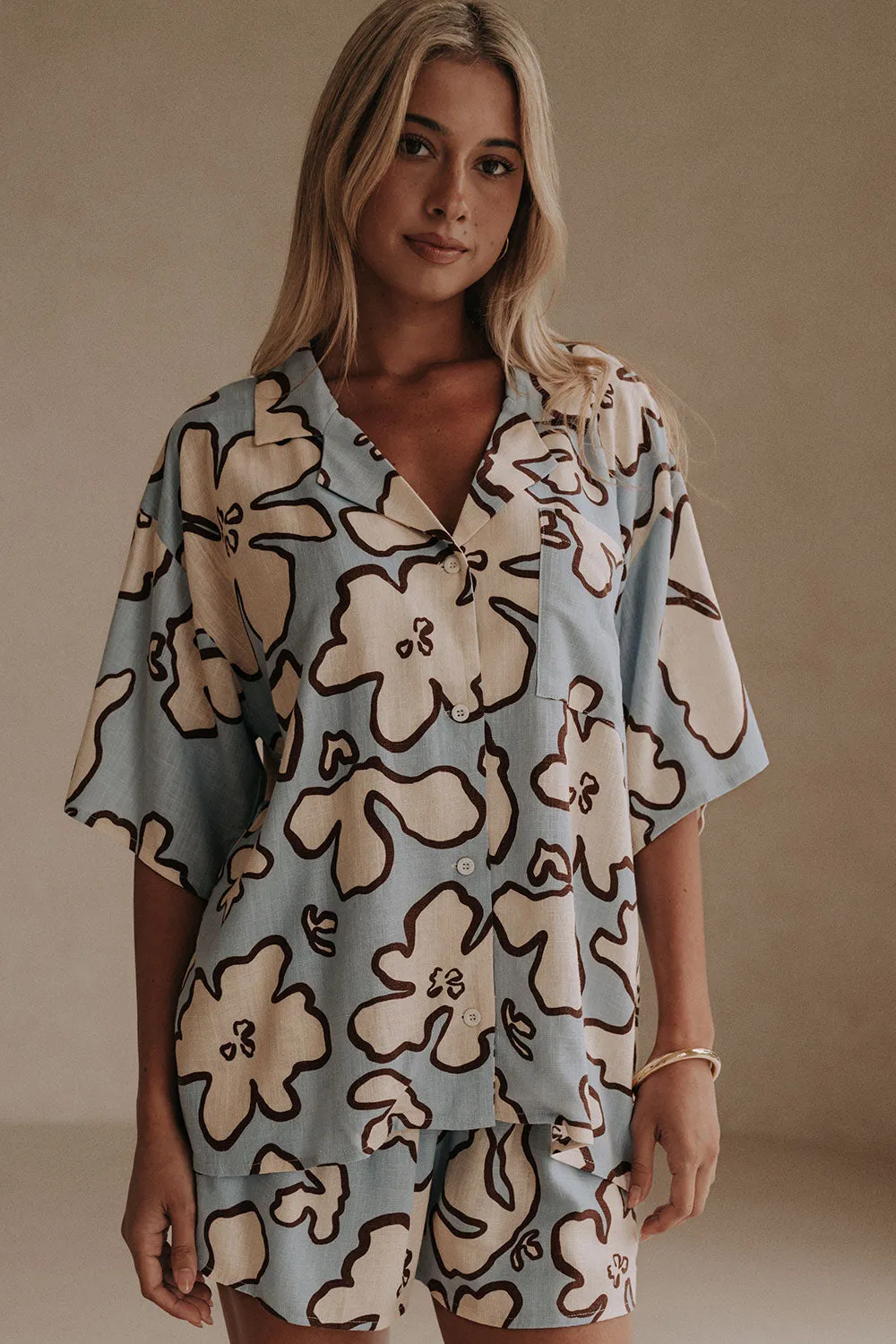 Thessy Top - Outline Floral sold by Sabo Skirt product image thumbnail 3