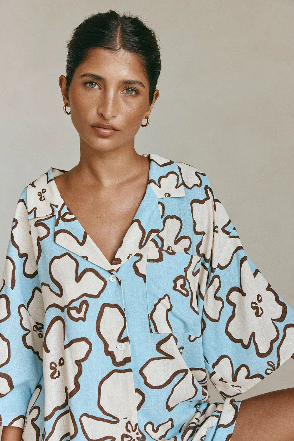 Thessy Top - Outline Floral sold by Sabo Skirt product image thumbnail 2