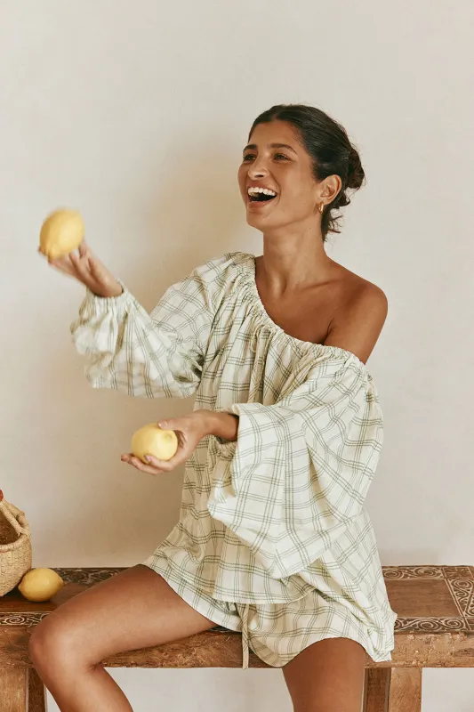 Tilli Top - Green sold by Sabo Skirt