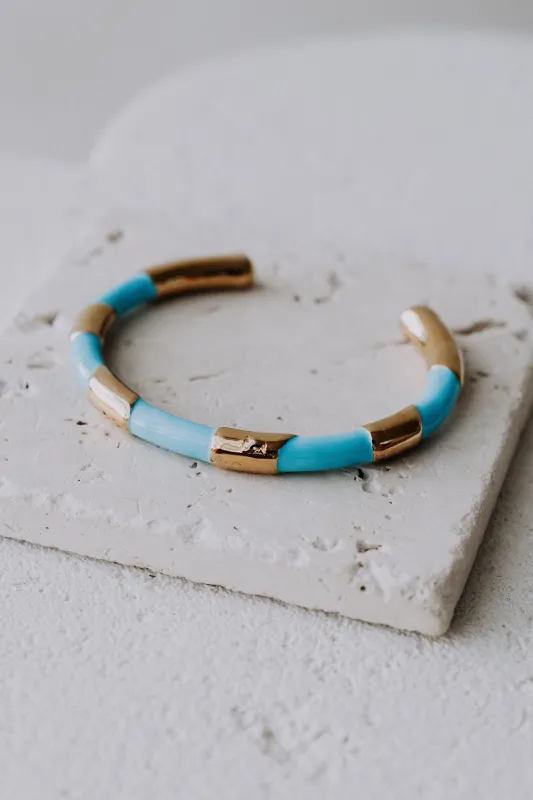 Evelyn Bangle - Blue sold by Sabo Skirt