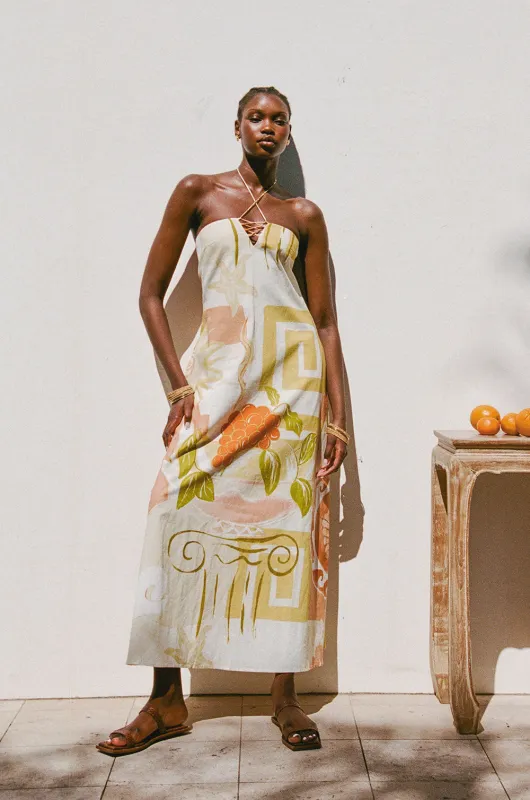 Aerin Dress - Thalassa Rust sold by Sabo Skirt