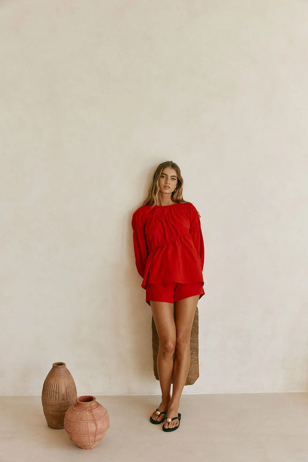 Akel Top - Cherry sold by Sabo Skirt product image thumbnail 3