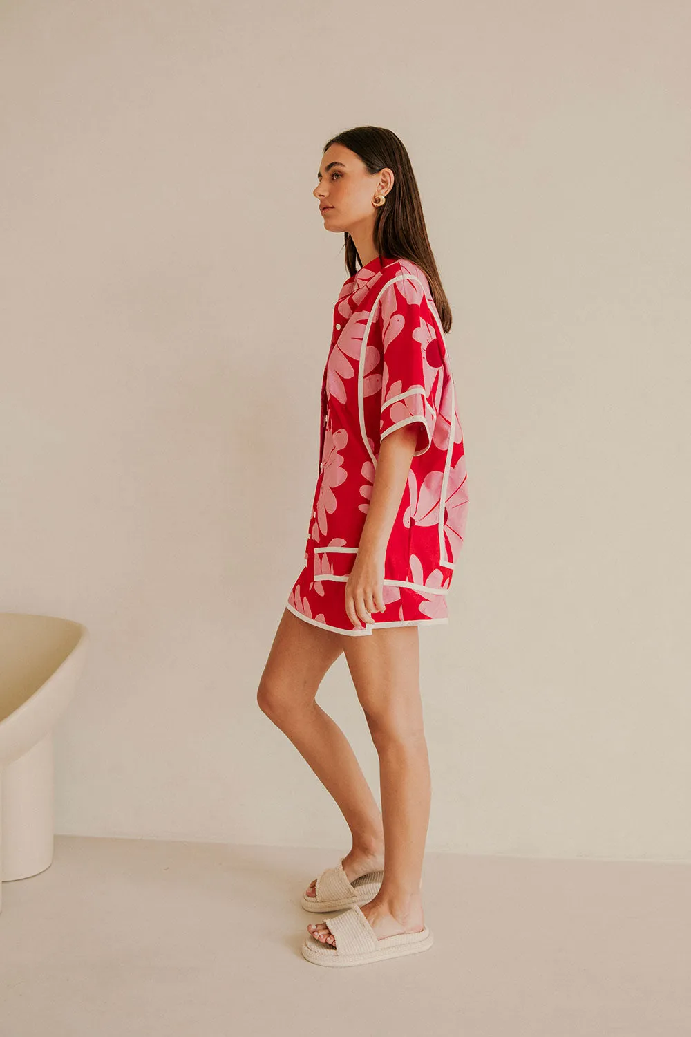 SAMPLE-Bowie Skirt - Daisy Red sold by Sabo Skirt product image thumbnail 4