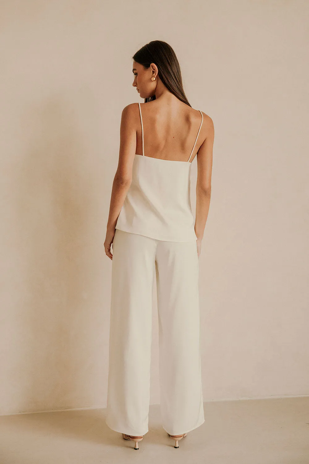 SAMPLE-Zarah Pants - Ivory sold by Sabo Skirt product image thumbnail 5