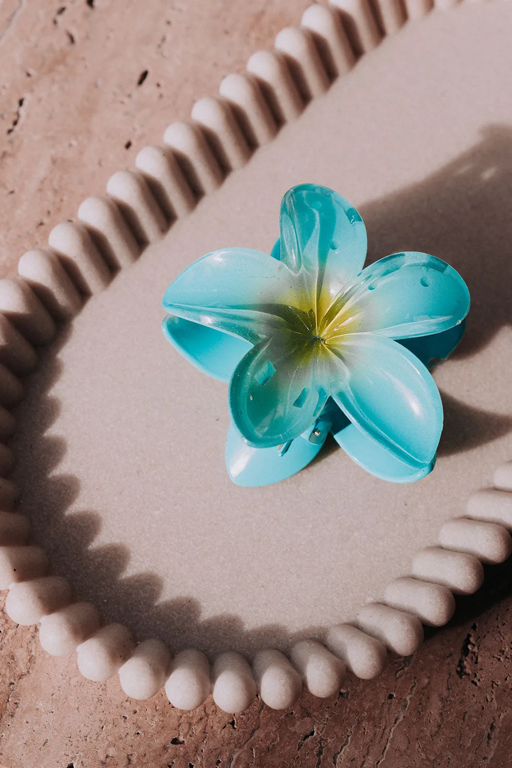 Frangipani Clip - Blue sold by Sabo Skirt product image thumbnail 2