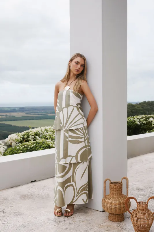 Kya Dress - Palm sold by Sabo Skirt