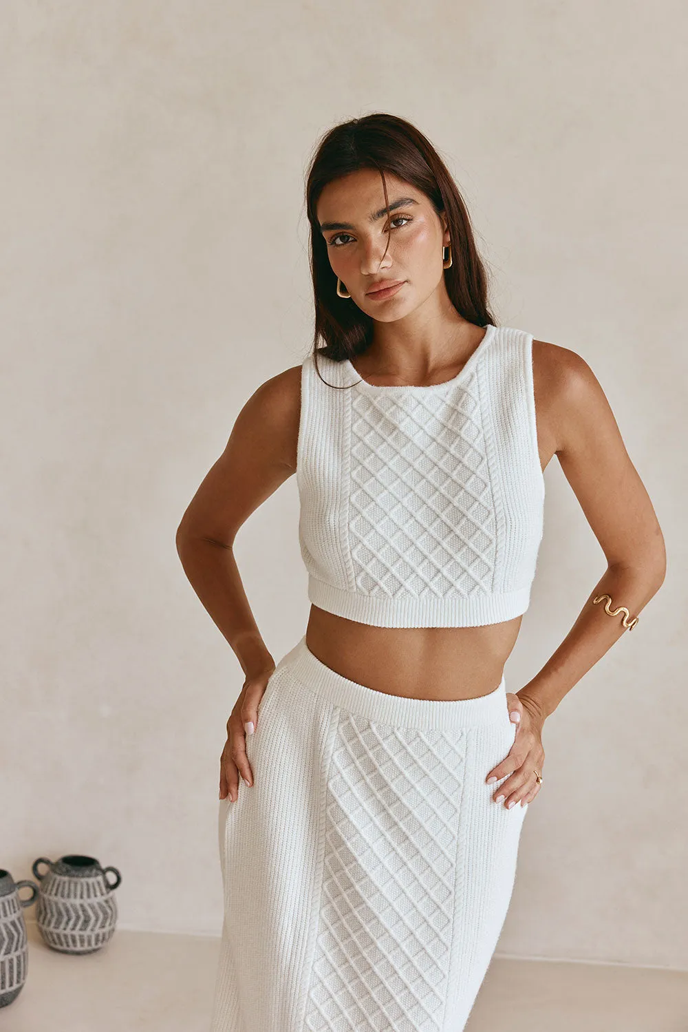 Lotus Top - Cable Knit sold by Sabo Skirt product image thumbnail 3