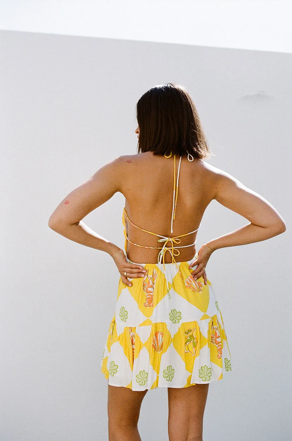 Astyn Dress - Oceano Yellow sold by Sabo Skirt product image thumbnail 3