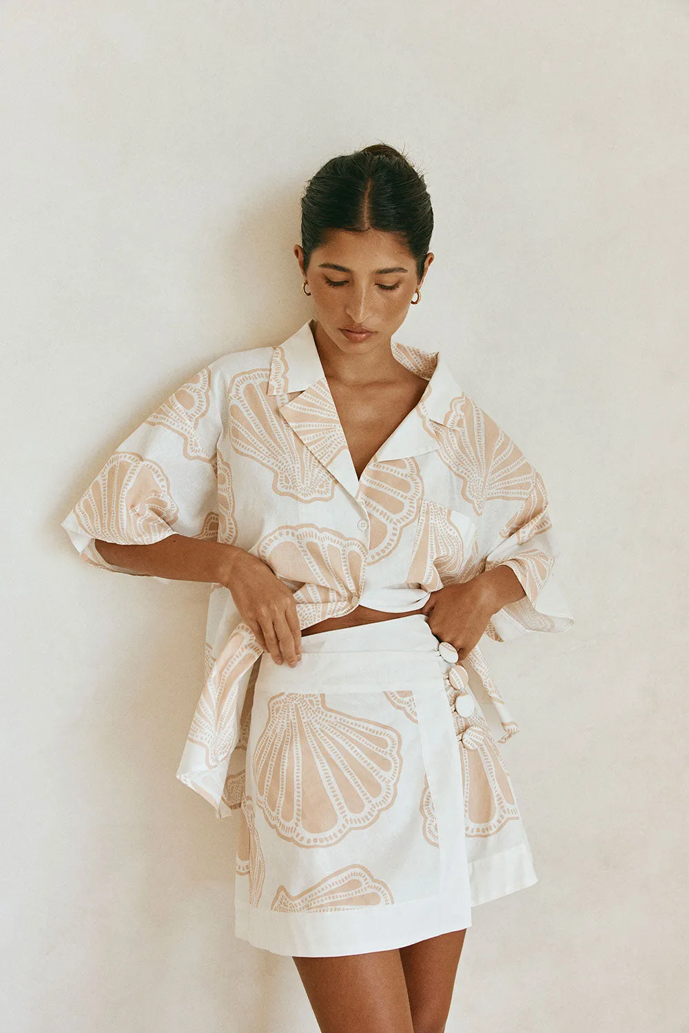 Celestia Skirt - Coastal Shell sold by Sabo Skirt product image thumbnail 3