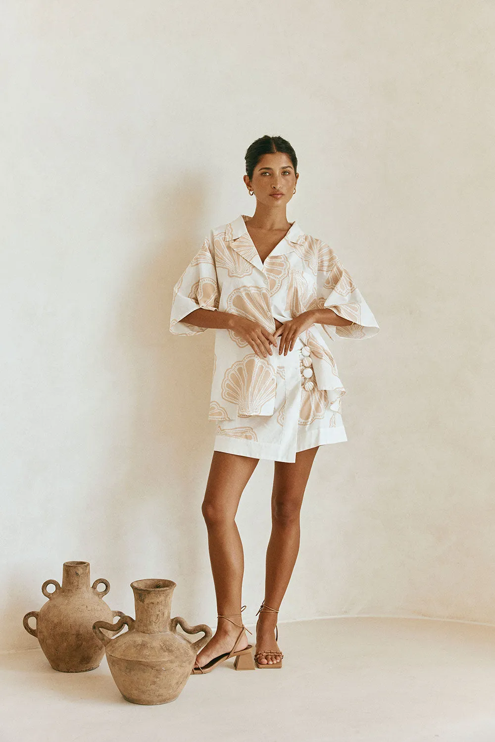 Celestia Top - Coastal Shell sold by Sabo Skirt product image thumbnail 2