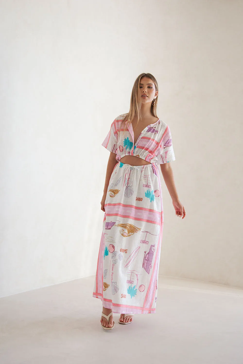 Zion Dress - Surfing Scarf sold by Sabo Skirt product image thumbnail 3