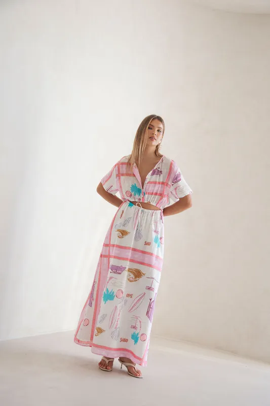 Zion Dress - Surfing Scarf made by Sabo Skirt