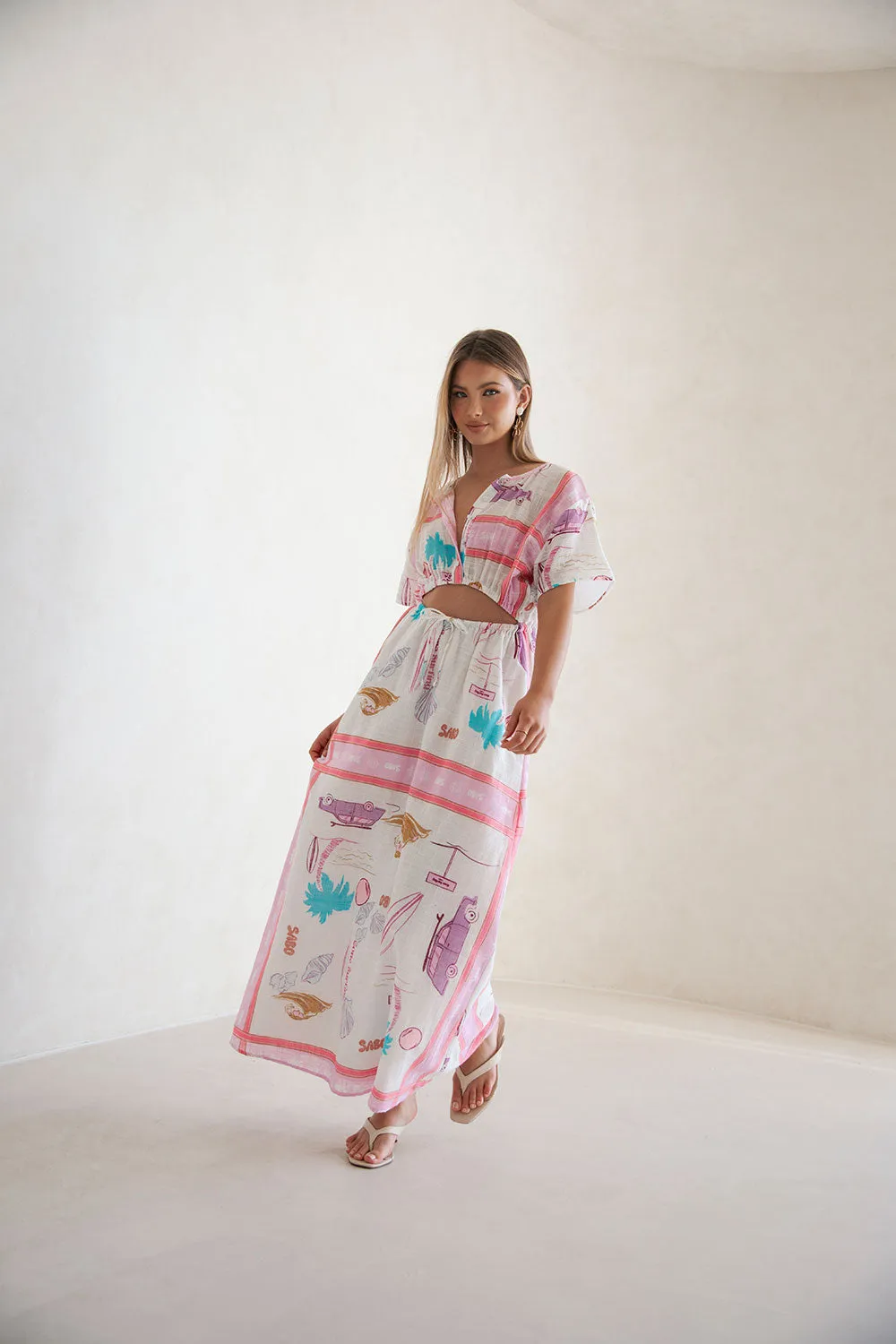 Zion Dress - Surfing Scarf sold by Sabo Skirt product image thumbnail 2