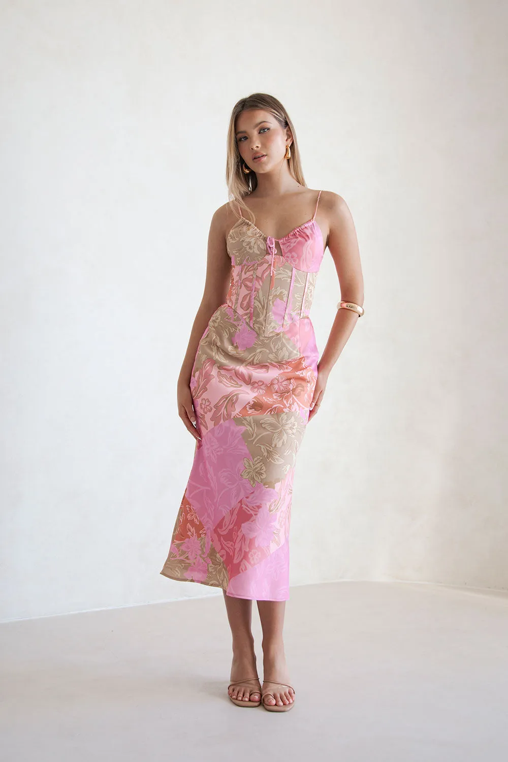 Nikita Midi Skirt - Florent Patchwork sold by Sabo Skirt