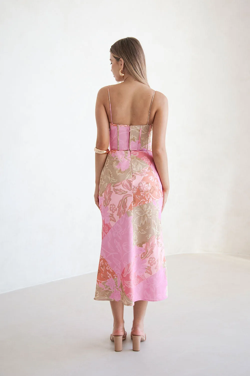 Nikita Midi Skirt - Florent Patchwork sold by Sabo Skirt product image thumbnail 5