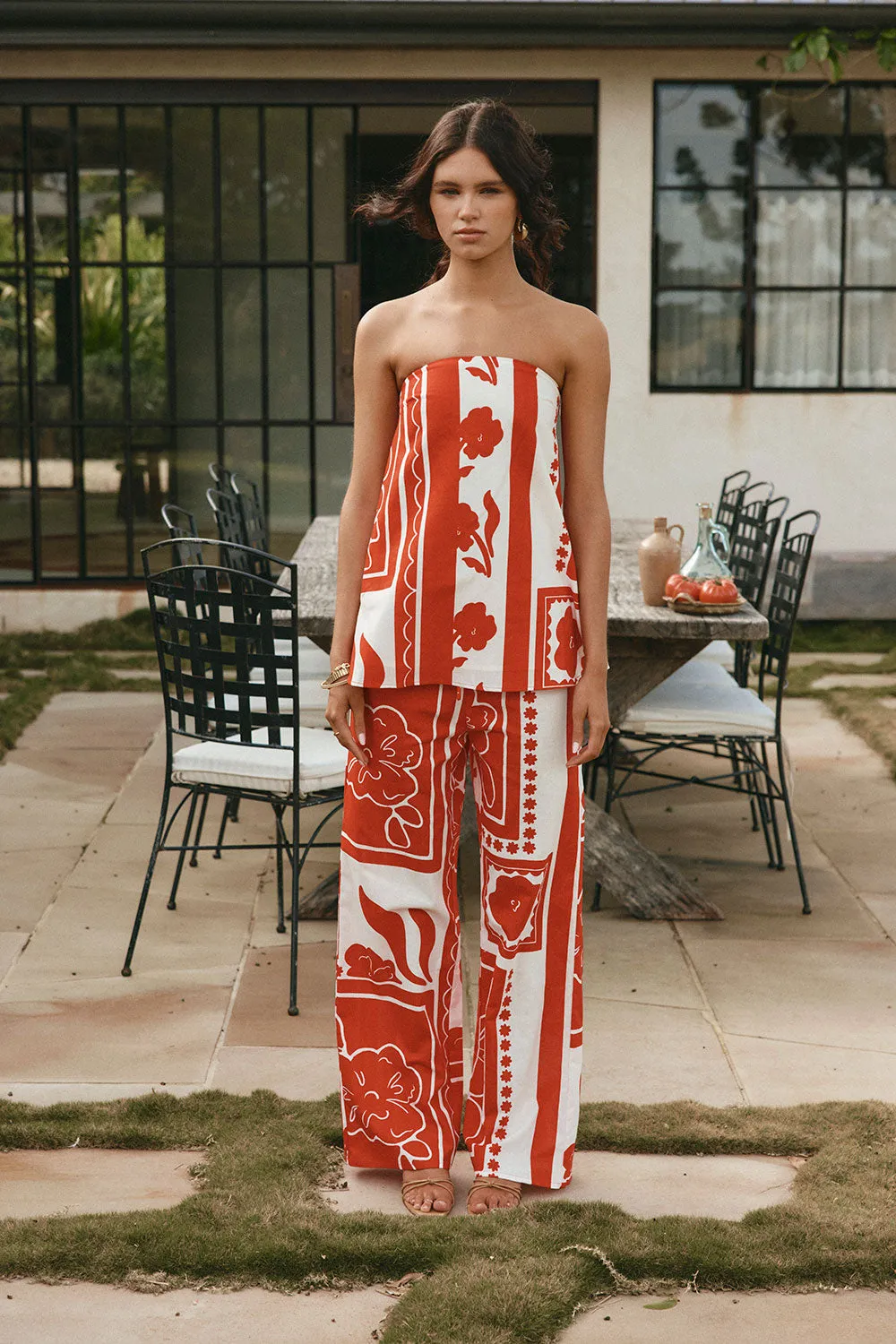 Avalon Top - Red Voyage sold by Sabo Skirt product image thumbnail 3